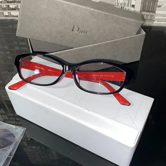 Authentic Christian Dior Logo Cannage Eyewear Sunglasses w/Lens - Picture 13 of 13